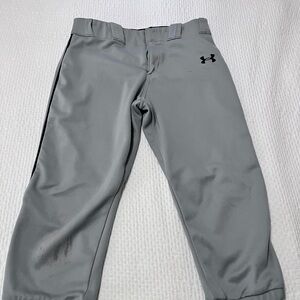 Under Armour Light Gray Baseball Pants